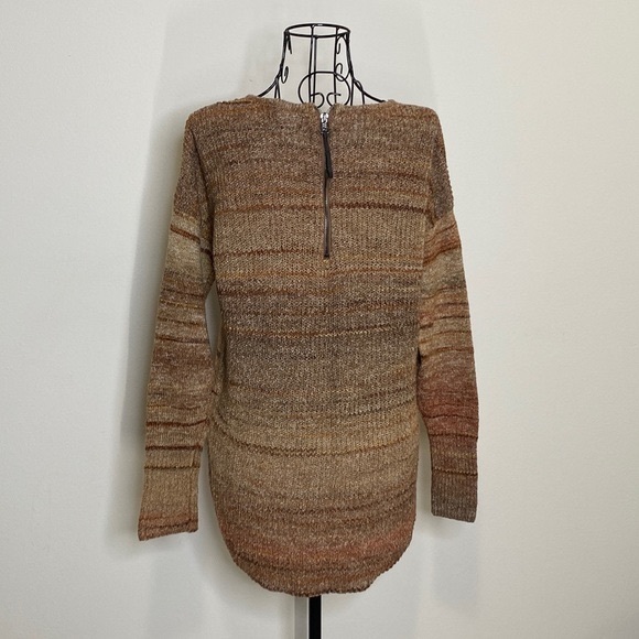 Jillian & Nicole Autumn Rust Sweater with Back Zipper - Picture 4 of 11